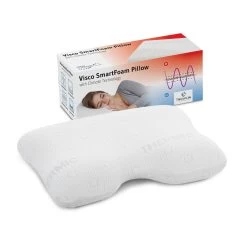 Seitenschläferkissen "GIANFAR" Mit Ergonomischem Nackenbogen Und Thermo-Bezug