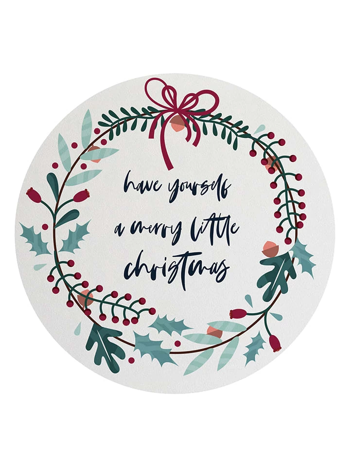 Tischdecke "Merry Little Christmas" In Bunt - (L)50 X (B)40 Cm