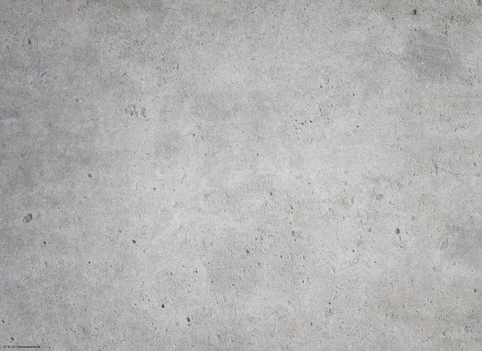 Tischset I Platzset Abwaschbar - Betonoptik Hell - 4 Stück - 44 X 32 Cm