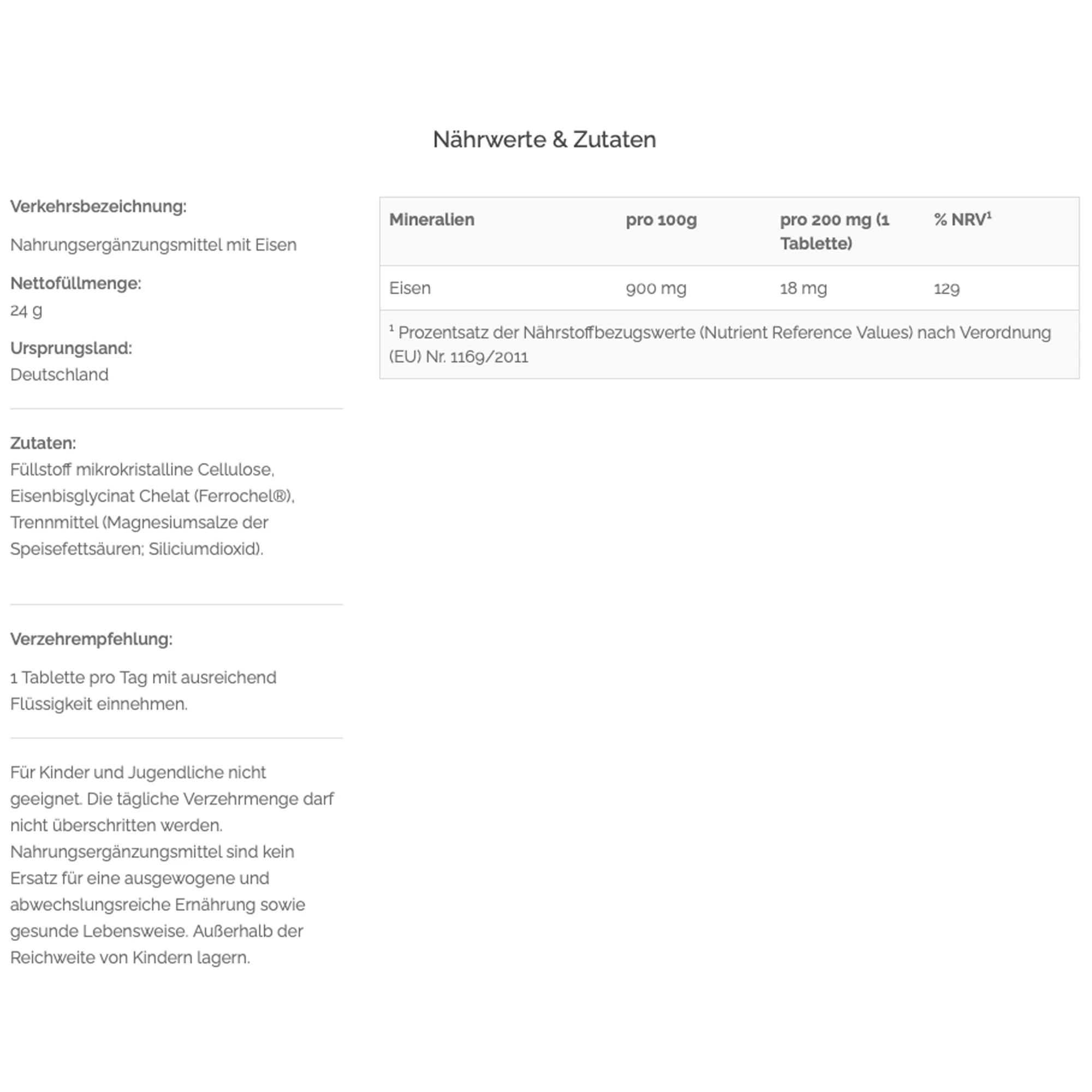 Eisen In Geschmacksneutral – Bild 2