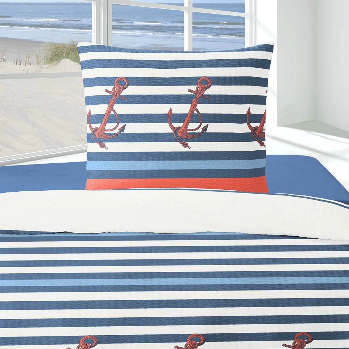 Bettwäsche Anker In Blau – Bild 3