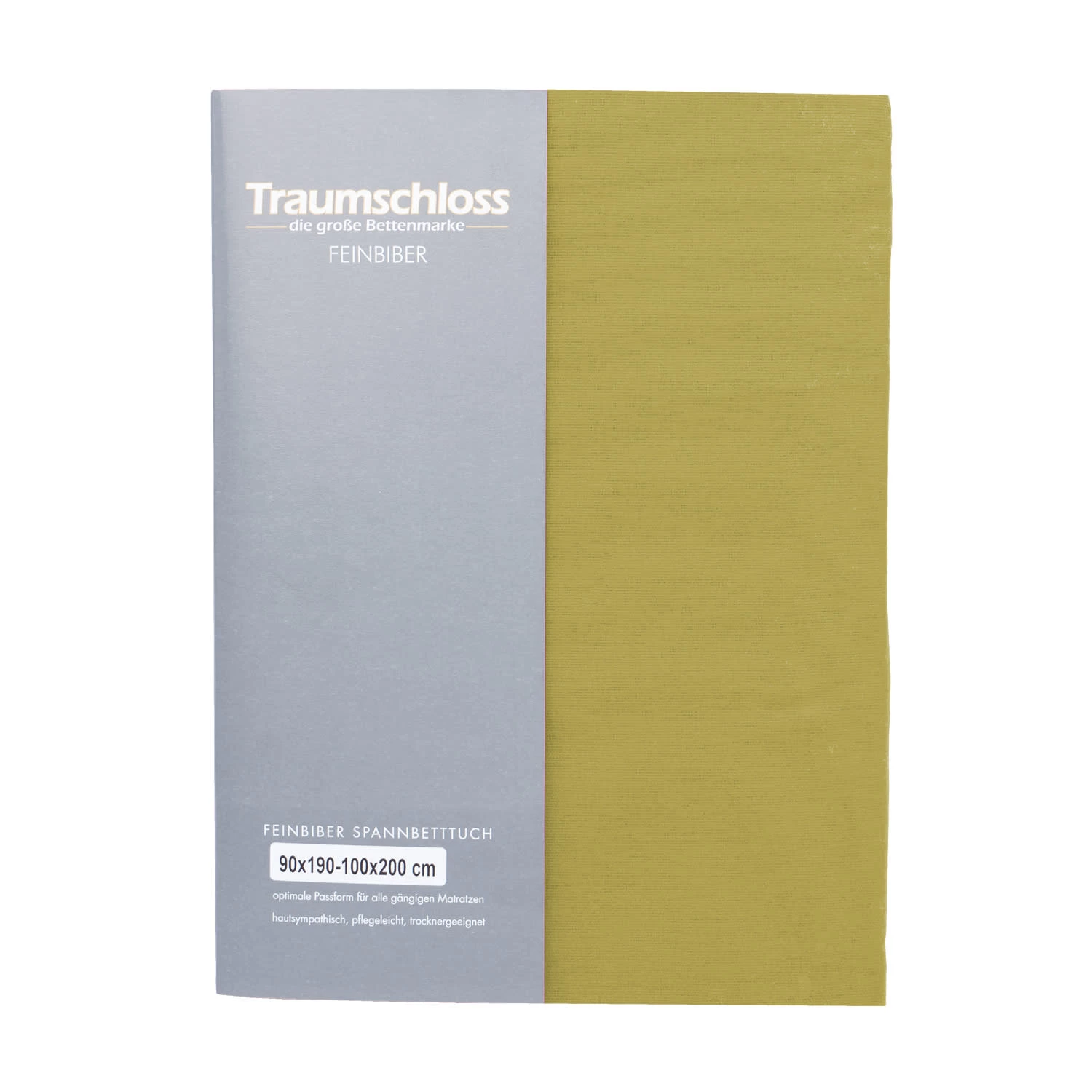 Feinbiber Spannbettlaken In Grün – Bild 3
