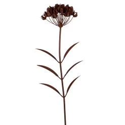 Rost Metallblume Juna 103 Cm In Braun