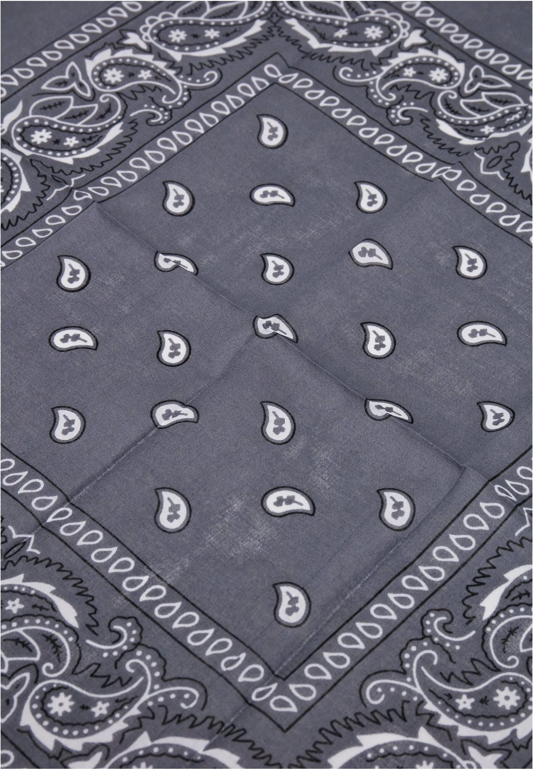 URBAN CLASSICS Bandana In Grau – Bild 7