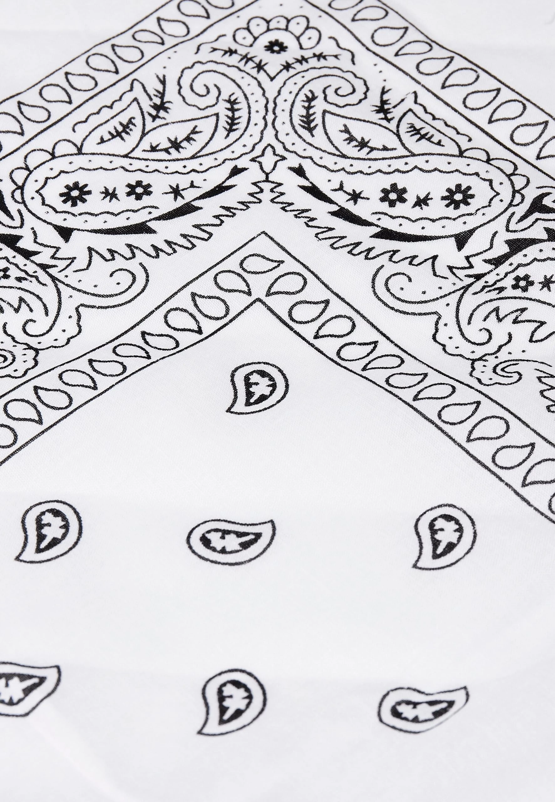 URBAN CLASSICS Bandana In Weiß – Bild 3
