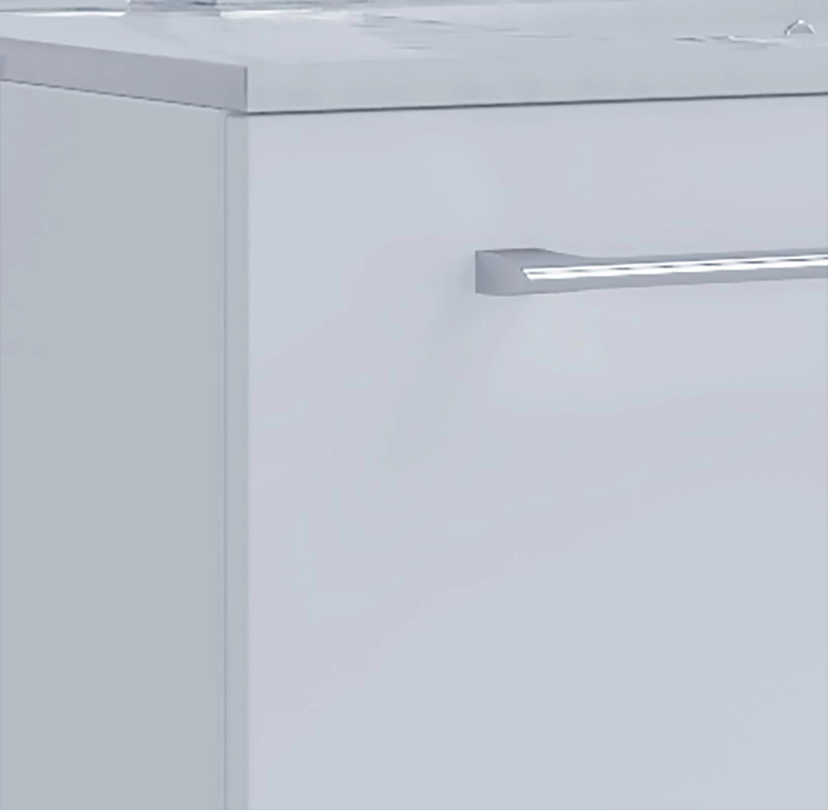 2-tlg. Waschplatz Waschtisch Badinos Tür In Weiß – Bild 2