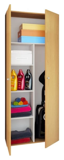 Holz Besenschrank Putzschrank Vandol In Buche