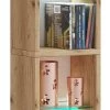 Holz CD DVD Stand Regal Rasato XL In Honig-Eiche