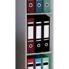 Holz Regal Ordner Aktenregal Offas 3f In Grau