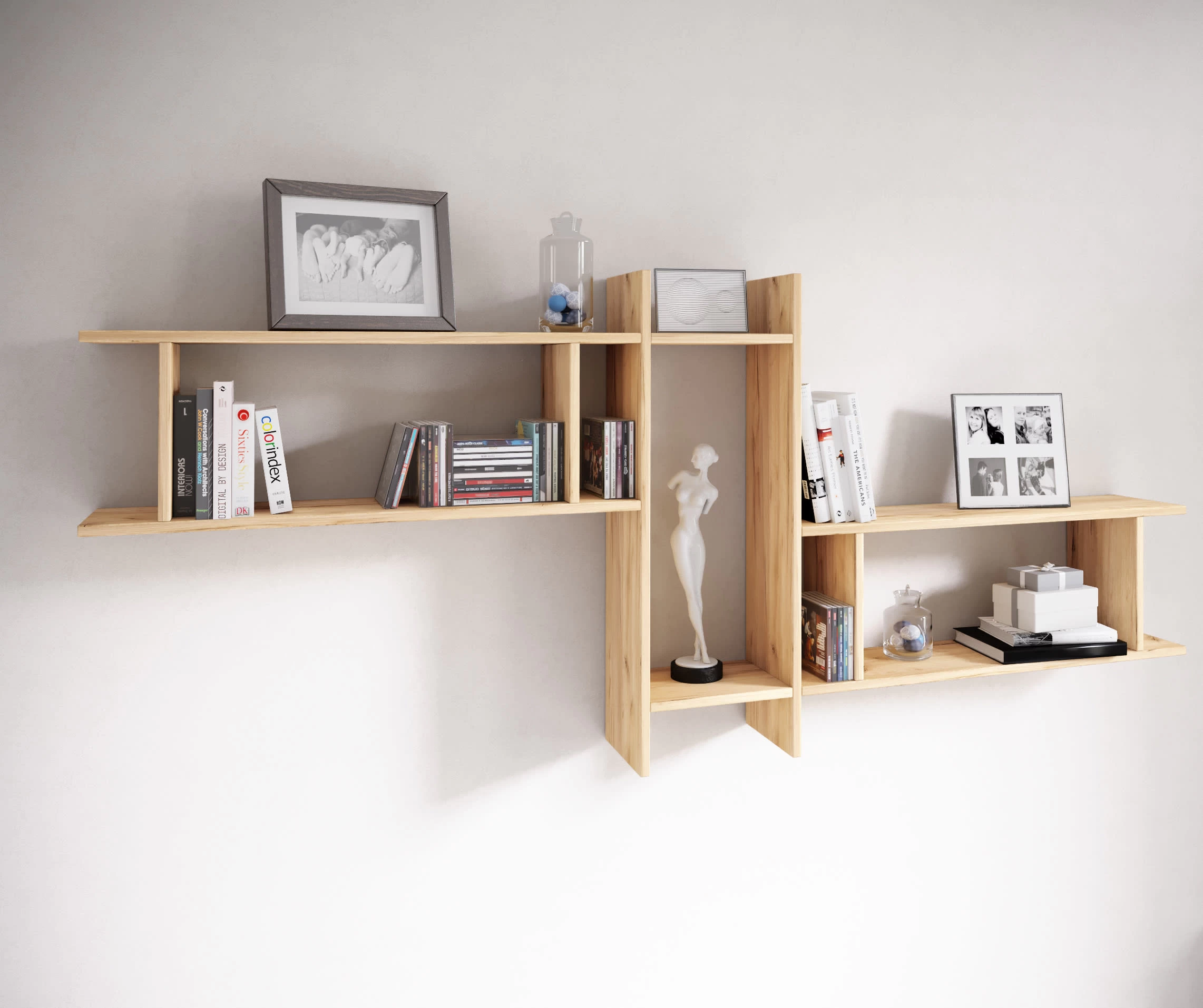 Wandregal Wandboard Hängeregal SirolaXL In Honig-Eiche – Bild 2