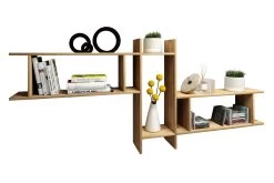 Wandregal Wandboard Hängeregal SirolaXL In Honig-Eiche