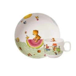 Villeroy & Boch 2er Set Kindergeschirr Hungry As A Bear In Bunt
