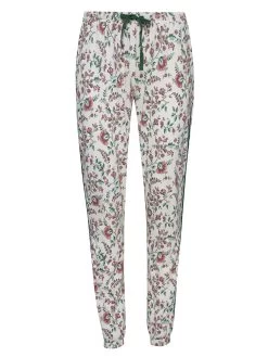 Schlafhose Hidden Garden In Creme/allover