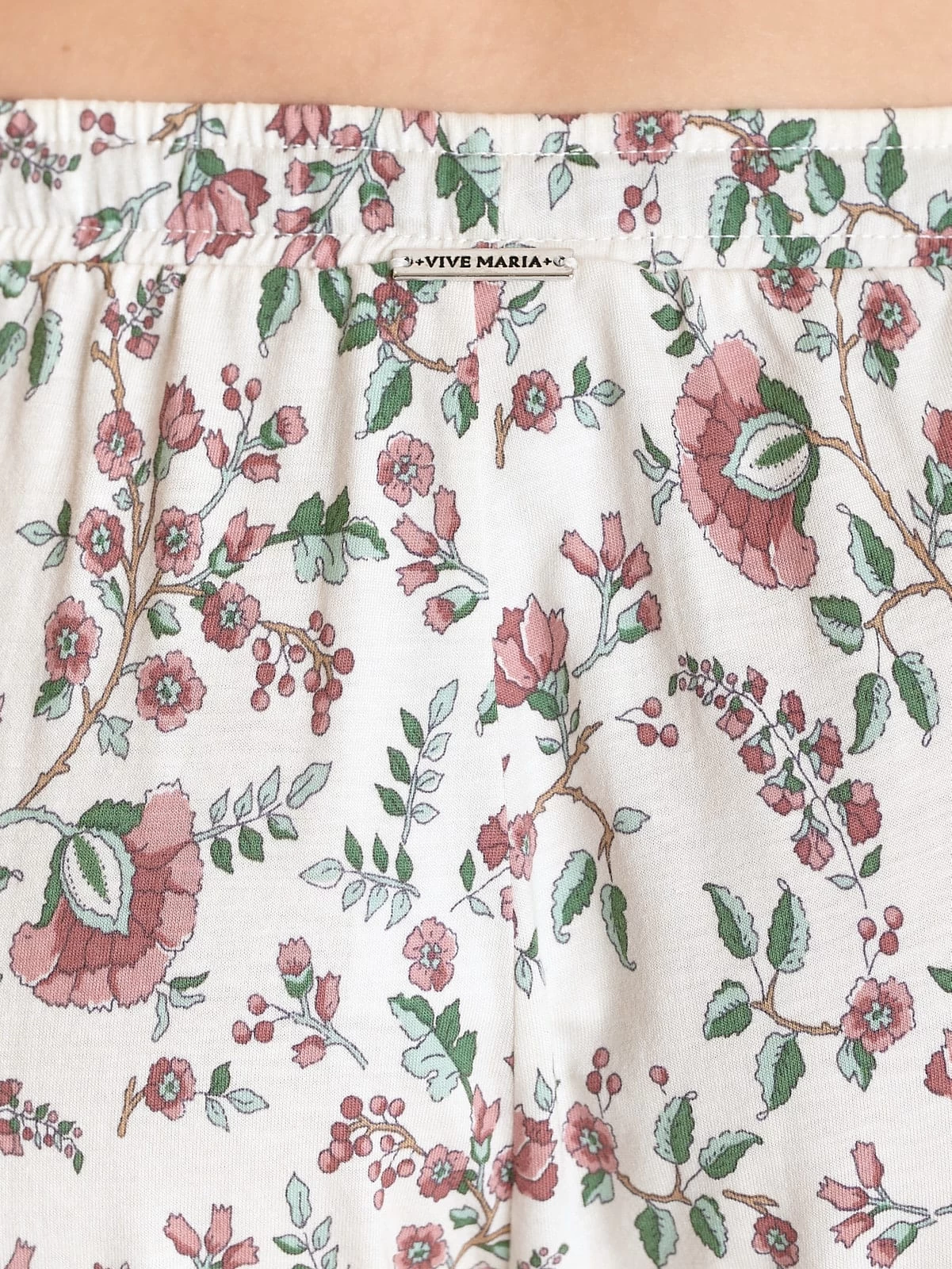 Schlafhose Hidden Garden In Creme/allover – Bild 5