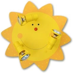Deckenleuchte Sonne, 3-flg.