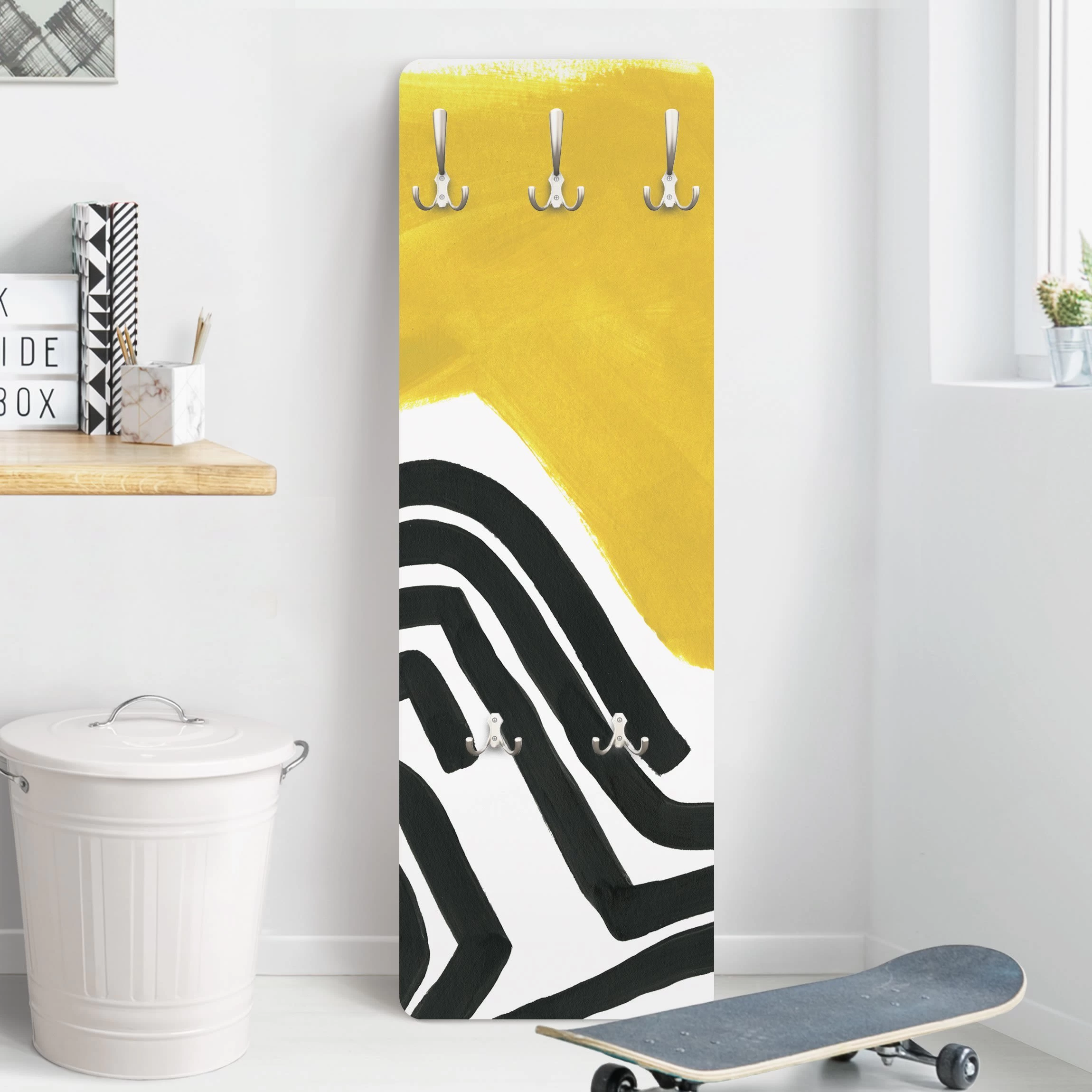 Garderobe - Farbenlabyrinth I In Gelb – Bild 2