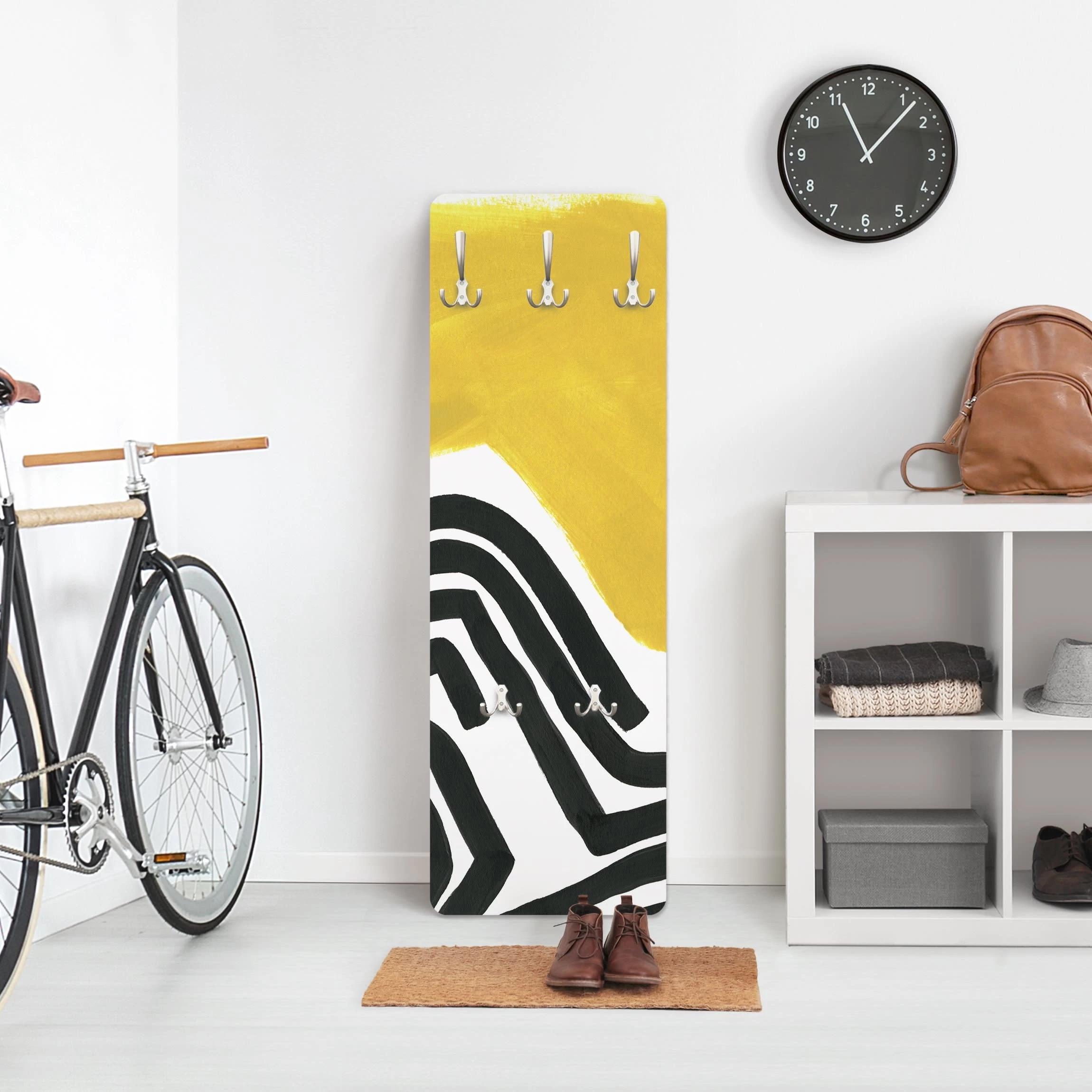 Garderobe - Farbenlabyrinth I In Gelb – Bild 3