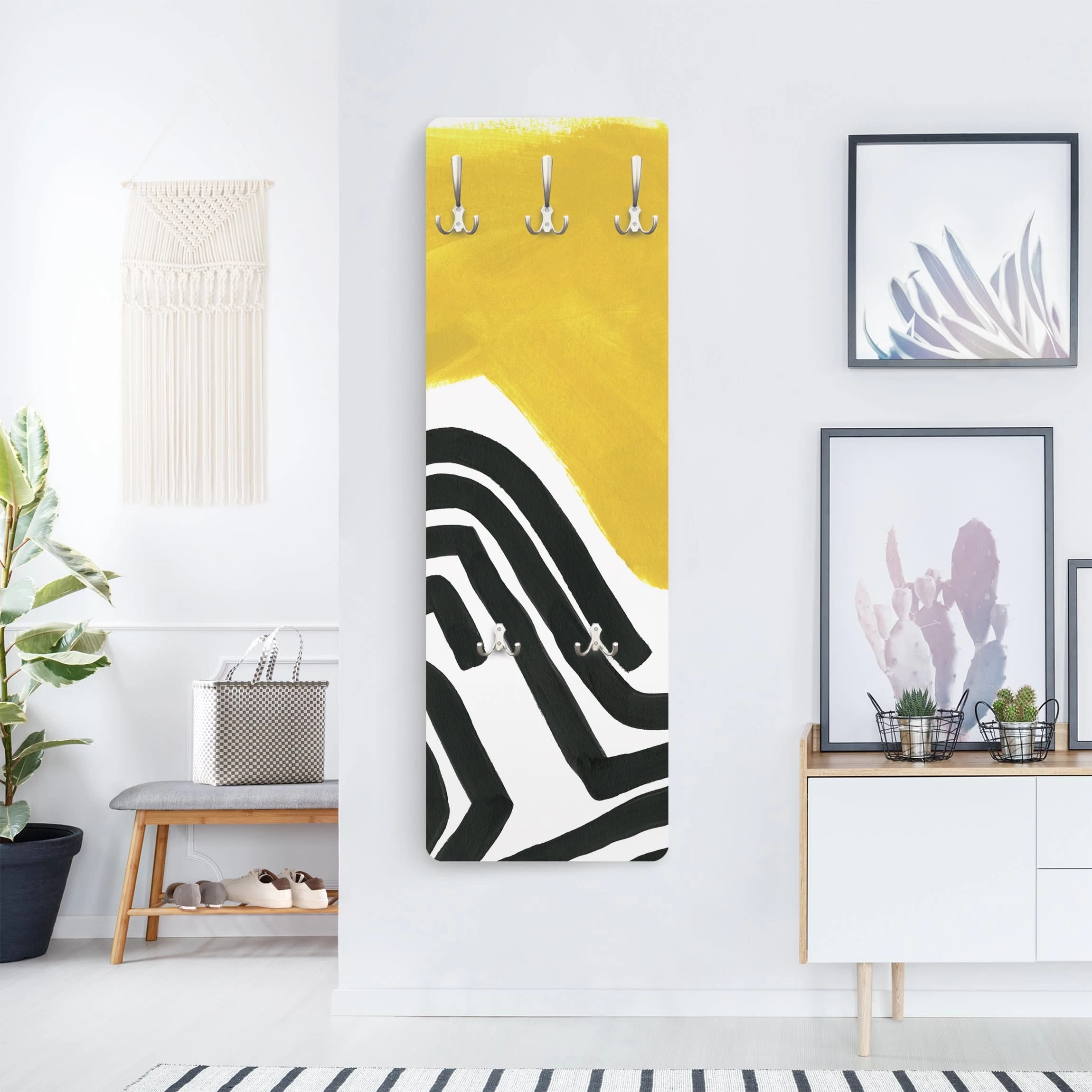 Garderobe - Farbenlabyrinth I In Gelb – Bild 4