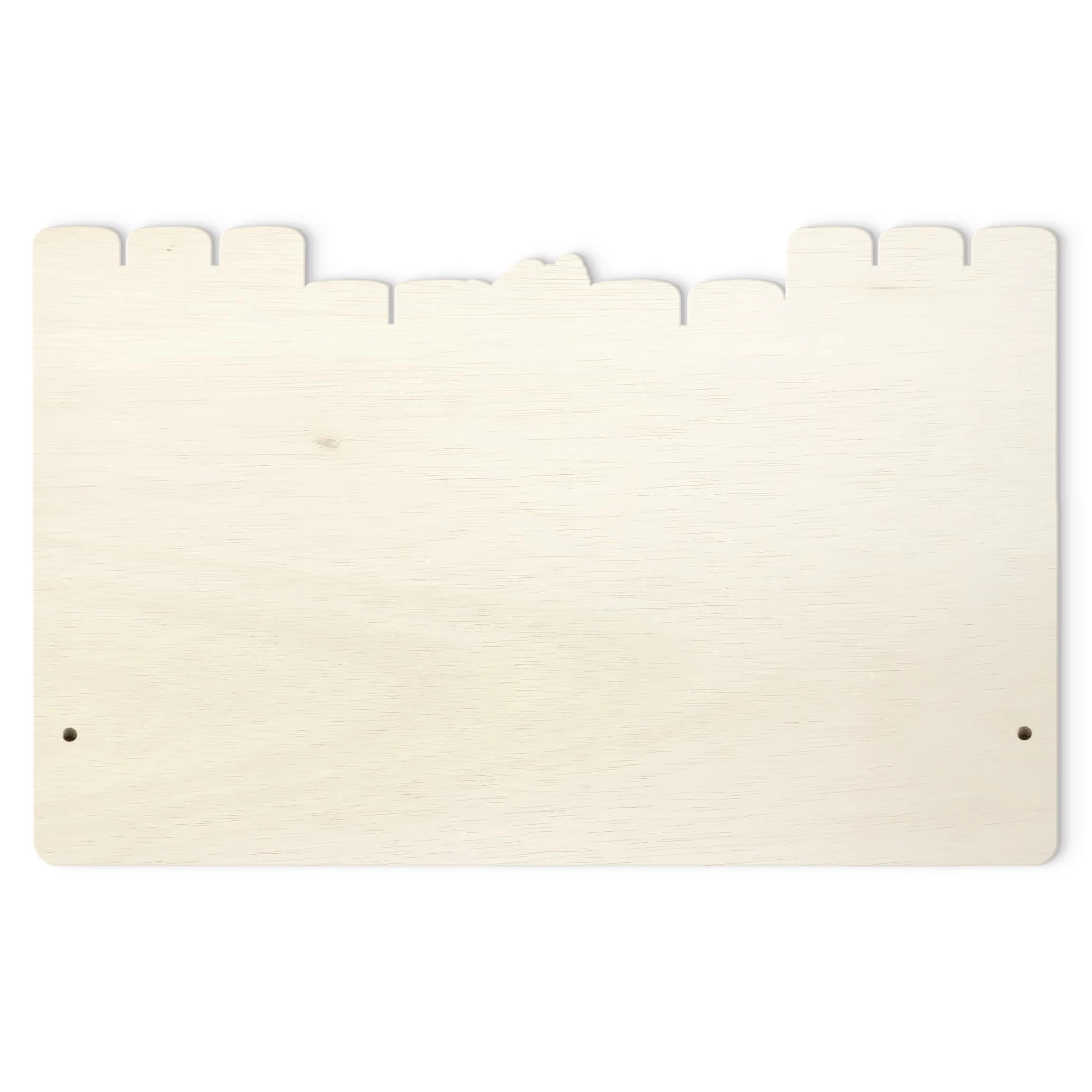 Kindergarderobe Holz - Burg Ritter Drachen Prinzen Prinzessin In Bunt – Bild 5