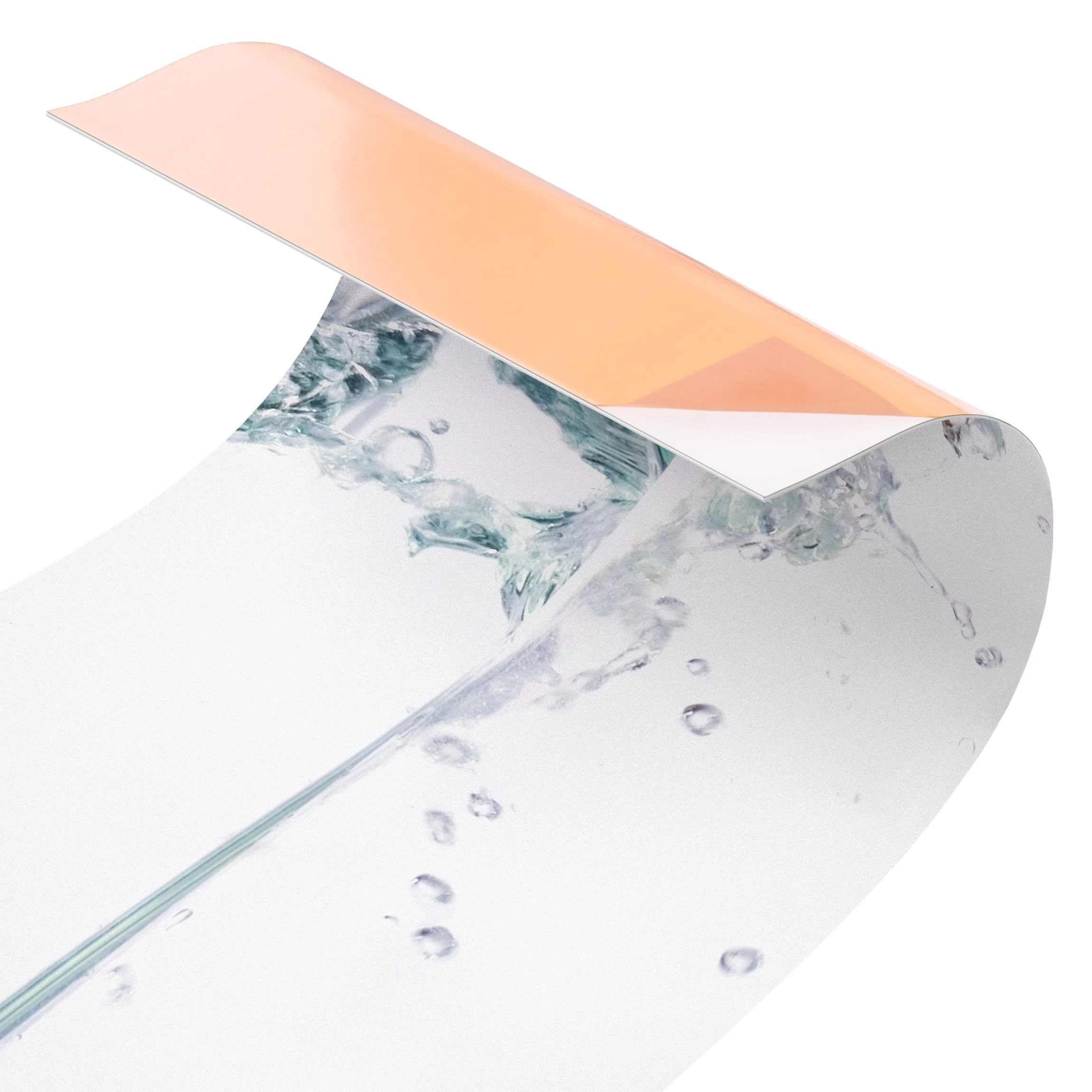 Küchenrückwand - Zitrone Und Limette Im Wasser In Weiß – Bild 6