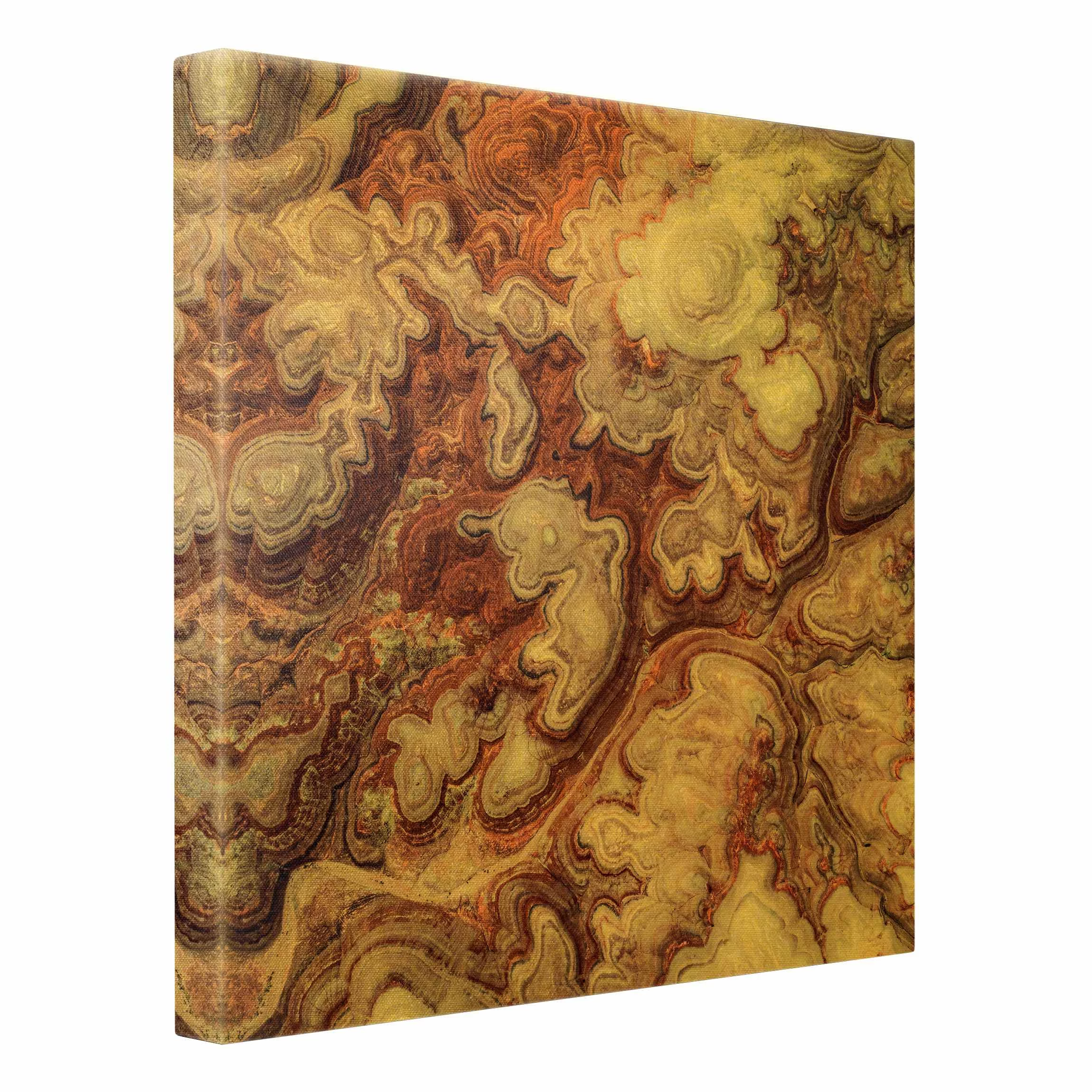 Leinwandbild Gold - Farbenpracht Von Utah In Braun – Bild 6