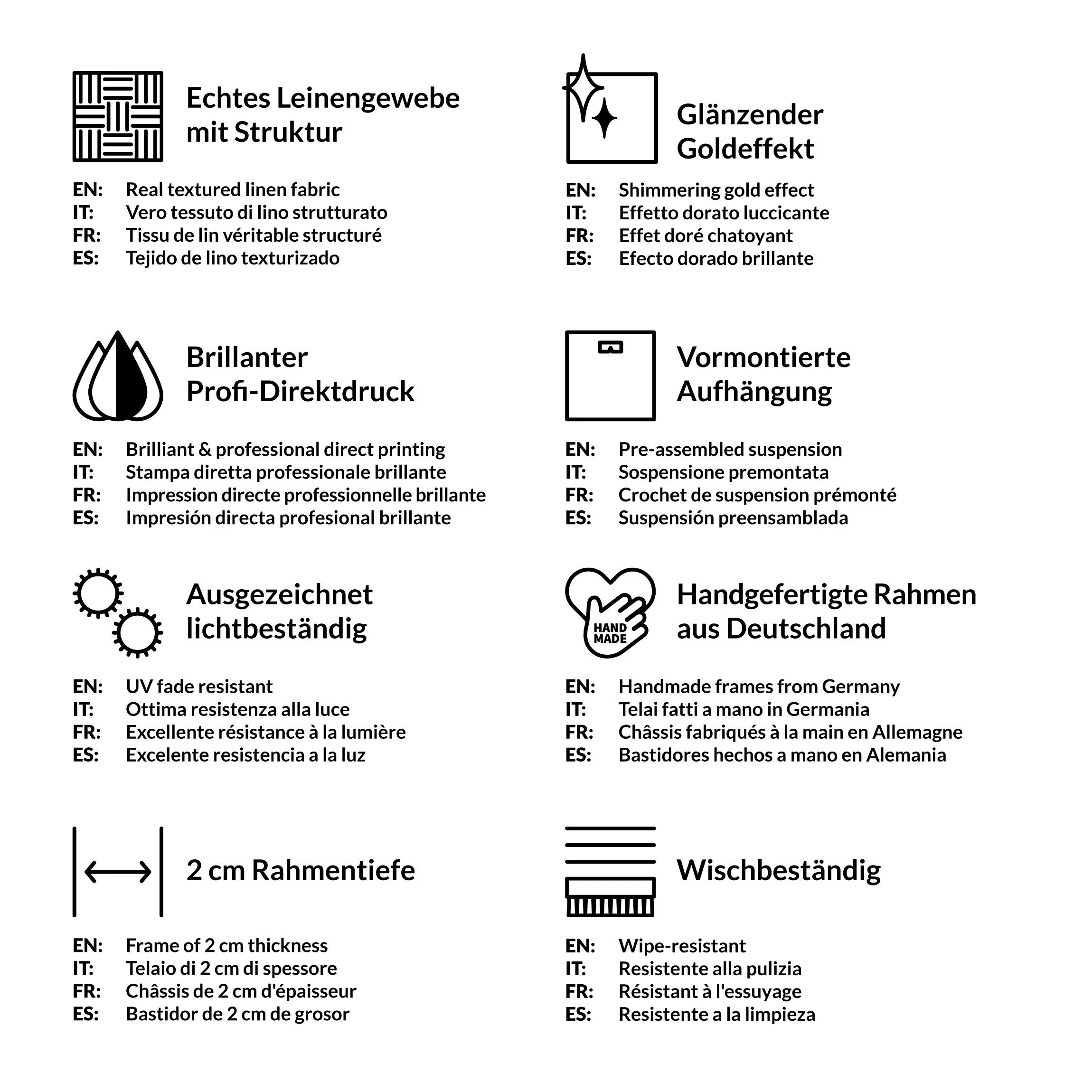 Leinwandbild Gold - Farbenpracht Von Utah In Braun – Bild 9