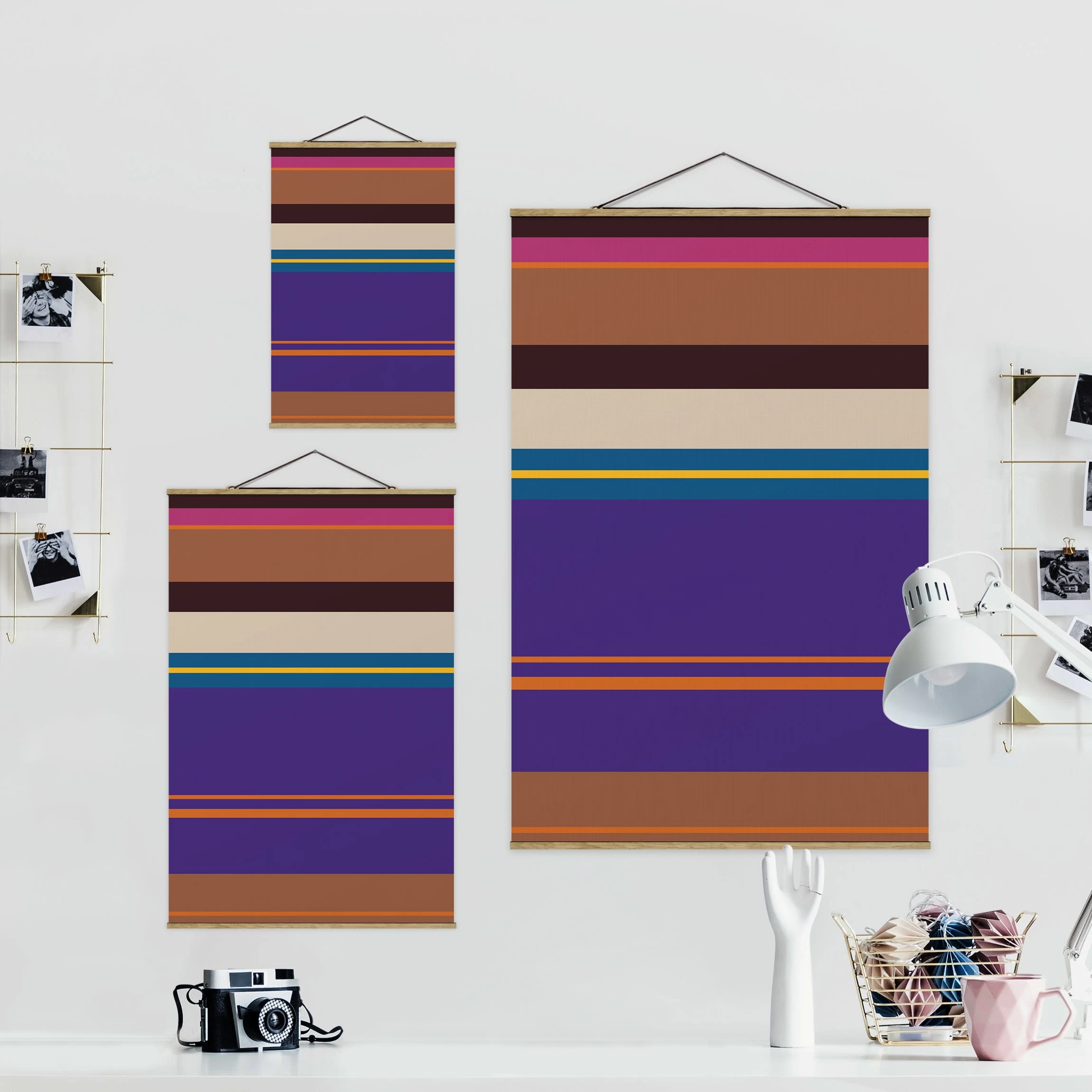 Stoffbild - Filmposter Der Glöckner Von Notre Dame - Esmeralda In Violett – Bild 7