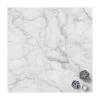 Vinyl-Teppich - Bianco Carrara In Weiß