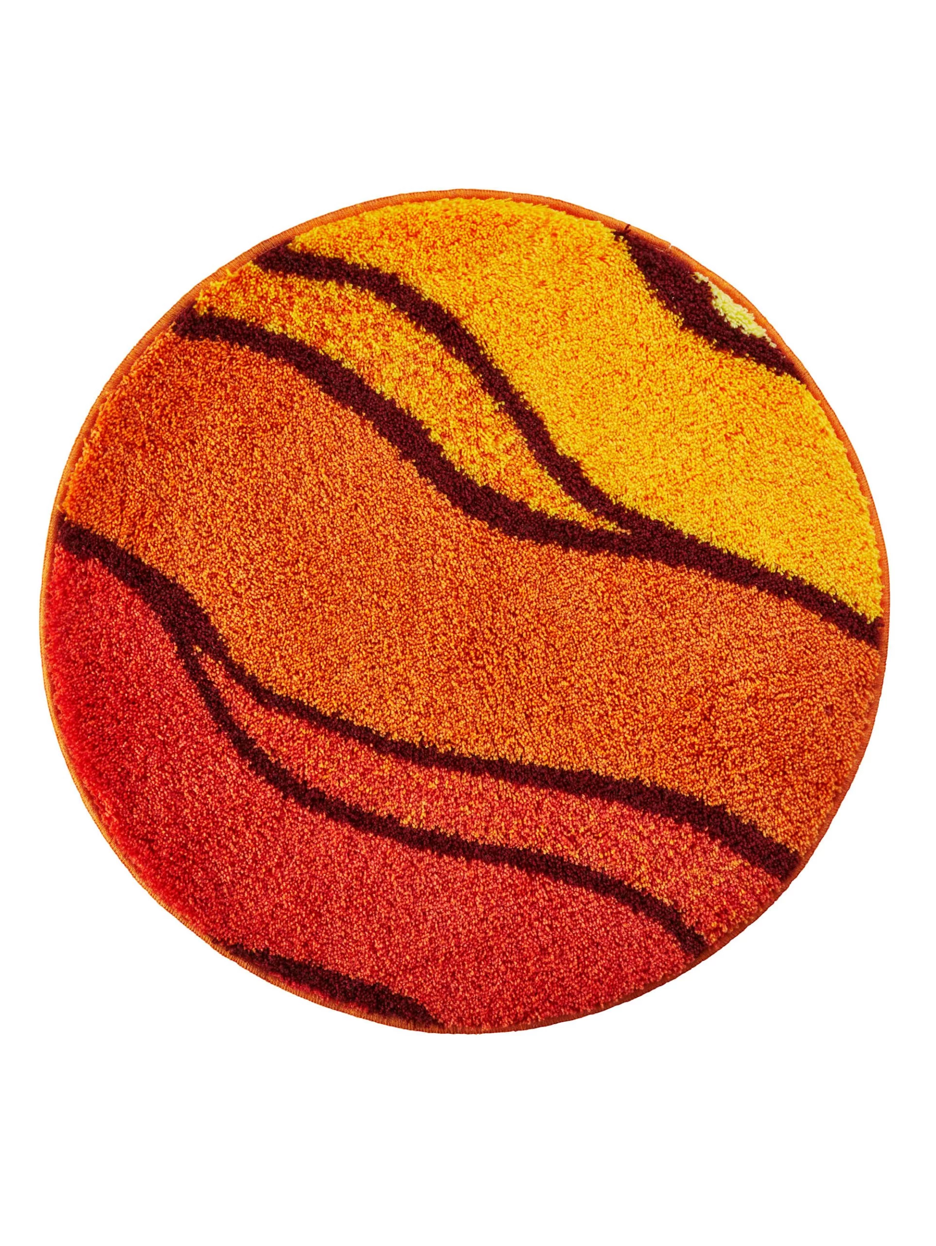 Badematte Rund 'Straubing' In Terracotta – Bild 4