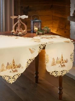Mitteldecke 'Christina' In Beige