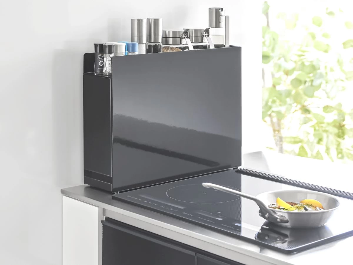 Yamazaki Gewürzregal Tower 50x36x12cm In Schwarz – Bild 6