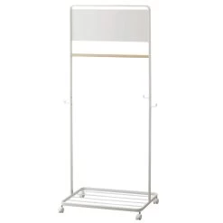 Yamazaki Kinder-Garderobenständer Tower 68,5x135x29 Cm In Weiß