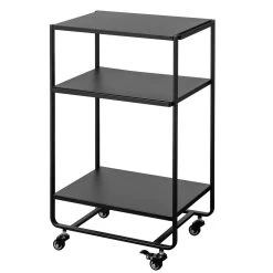 Yamazaki Küchenwagen Tower 38x81x49cm In Schwarz