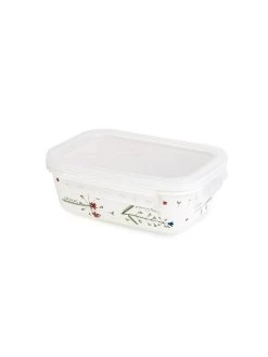 Zen Frischhaltedose In Weiß - (B)15 X (H)5,5 X (T)10 Cm