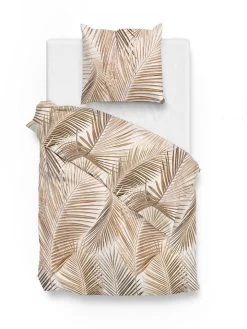 Bettwäsche-Set "Cato" In Beige/ Braun